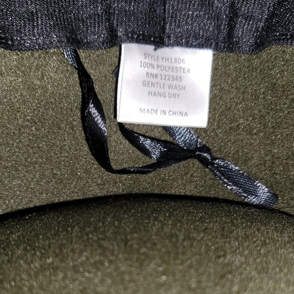Olive Green Women's Fedora Hat - Picture 4 of 4